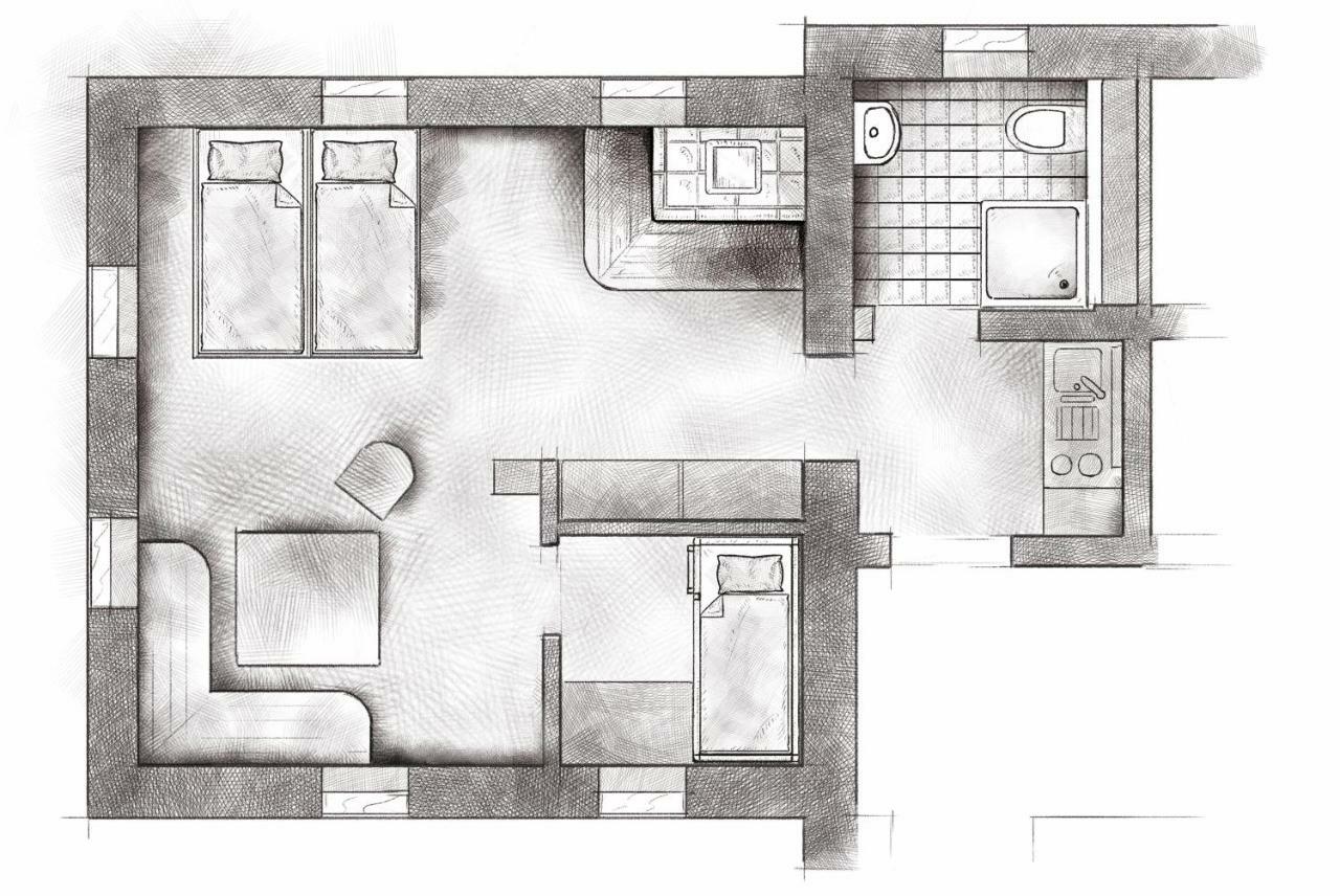 Apartment mit 1 Schlafzimmer